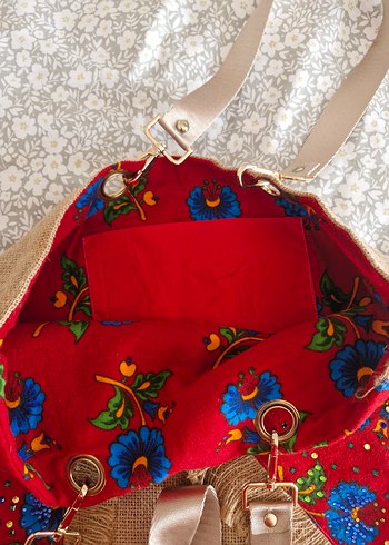 El yapimi dikiş çantası,  #Çanta #ozeldikim - Görsel 4