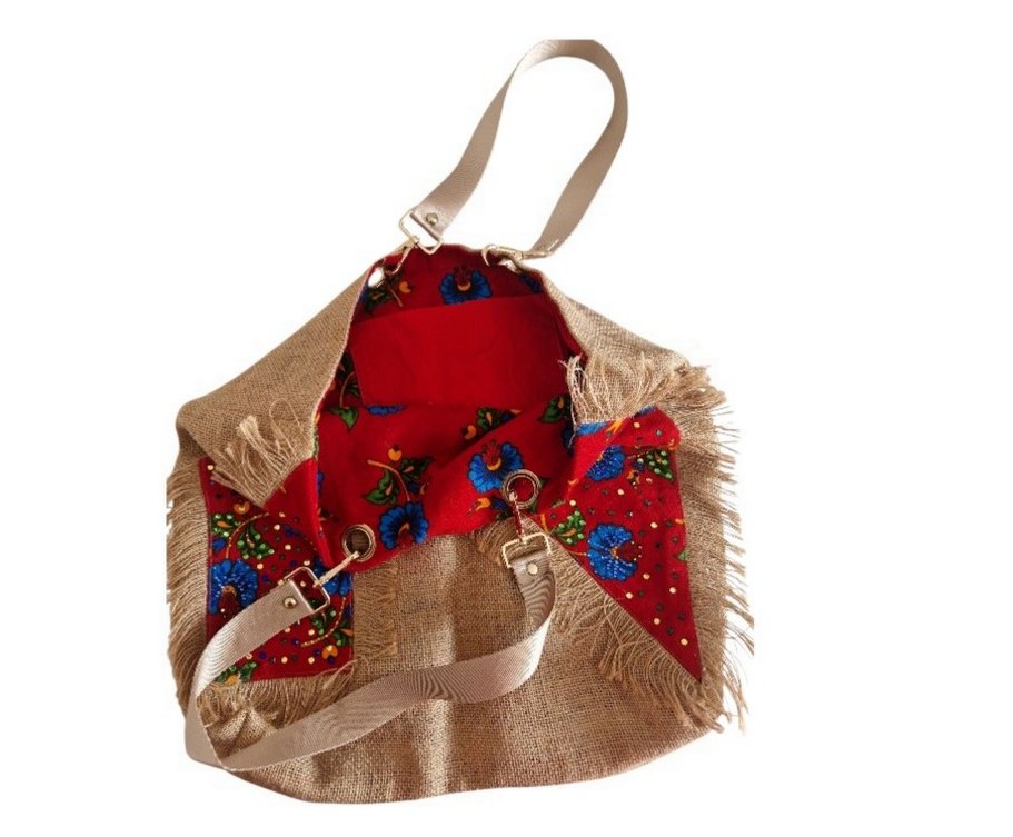 El yapimi dikiş çantası,  #Çanta #ozeldikim - Görsel 5