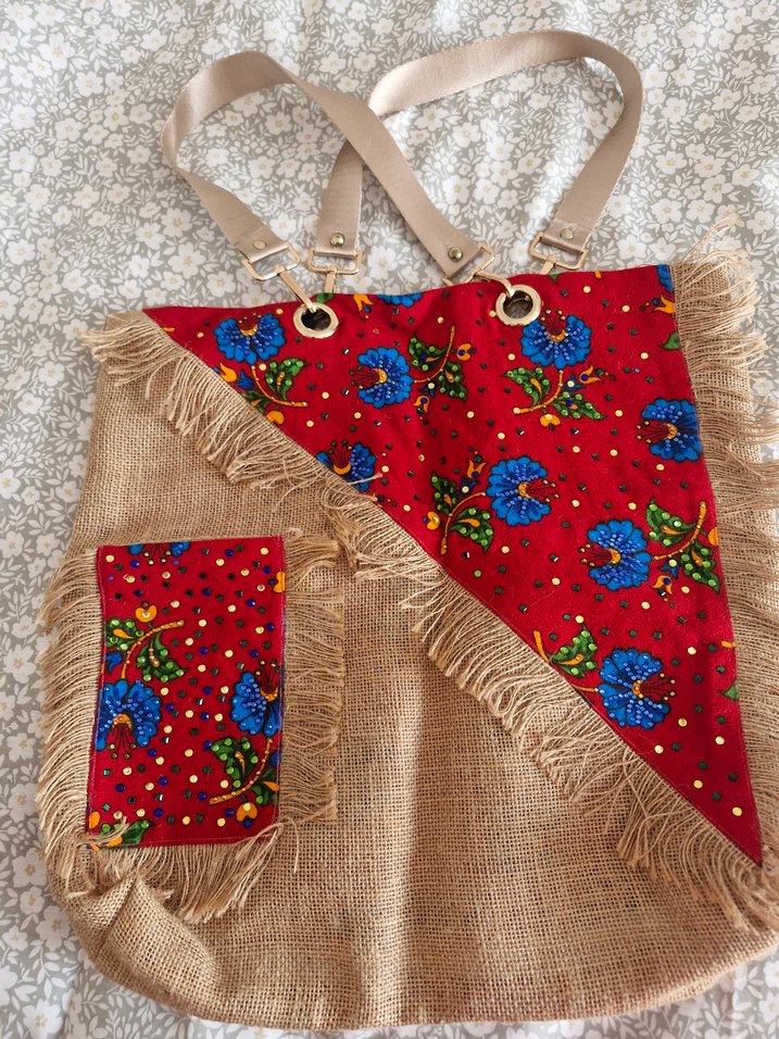 El yapimi dikiş çantası,  #Çanta #ozeldikim - Görsel 3