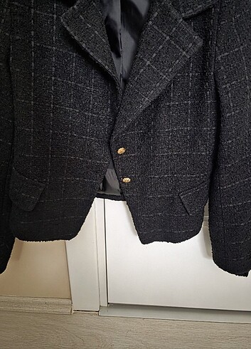 l Beden siyah Renk Blazer ceket