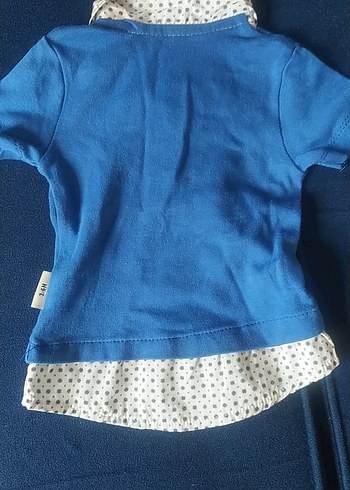 Mavi Erkek Bebek Kısa Kollu Takım - Görsel 5