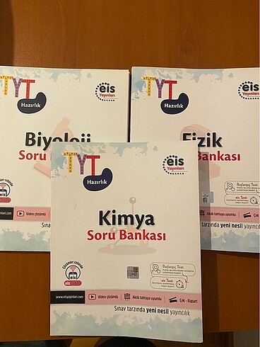 TYT SORU BANKALARI (kimya, biyoloji, fizik)