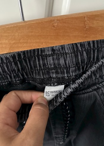 7 Yaş Beden Gri Erkek Çocuk Bol Kesim Kot Pantolon
