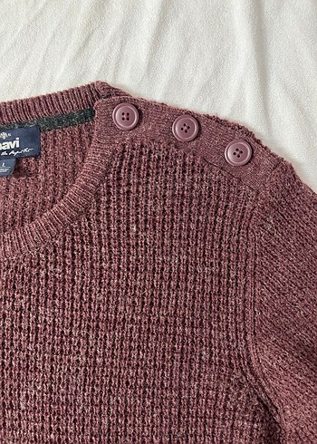 Mavi Vintage Erkek Kazak - Görsel 3