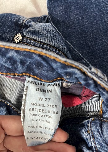 Philipp Plein Straight Cut Jean - Görsel 5