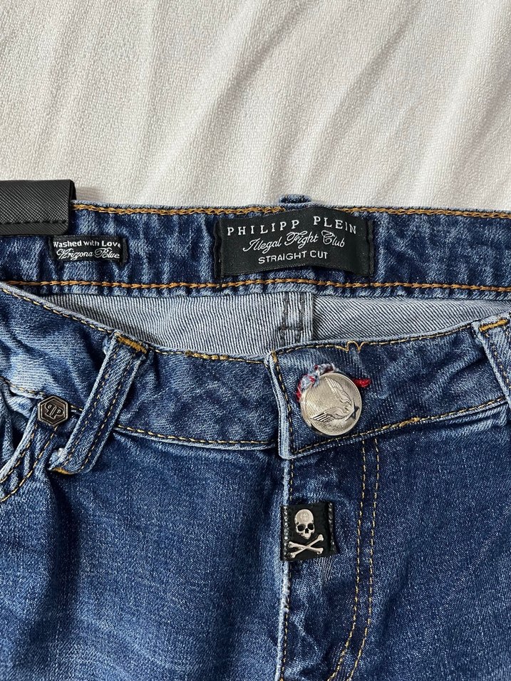 Philipp Plein Straight Cut Jean - Görsel 3