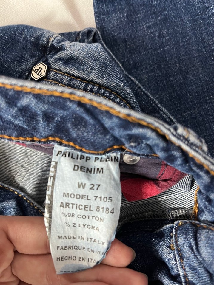 Philipp Plein Straight Cut Jean - Görsel 5