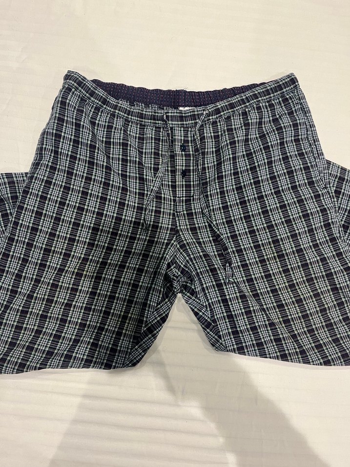 H&M Gri Ekose Rahat Pijama Altı - Görsel 3