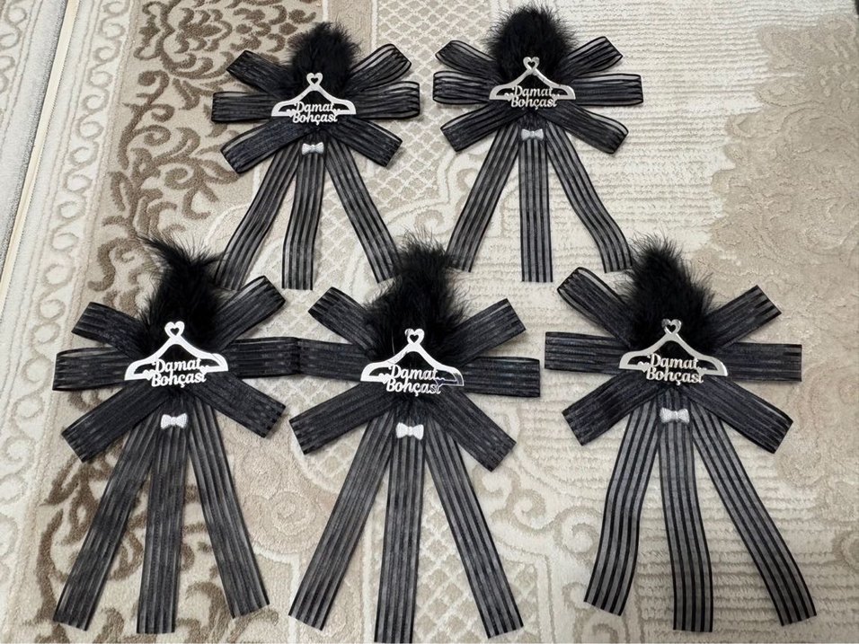 5 Adet Damat Bohça süsü - Görsel 2