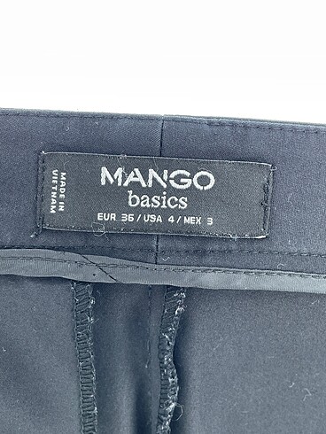 36 Beden siyah Renk Mango Düz Kesim %70 İndirimli.