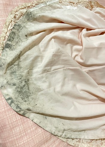 Pudra renk Dantel Detaylı Abiye - Görsel 5