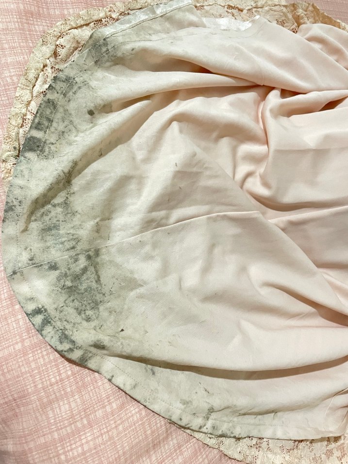 Pudra renk Dantel Detaylı Abiye - Görsel 5