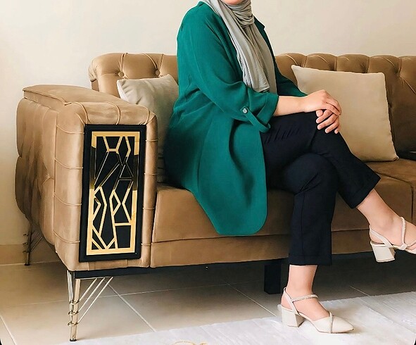 xl Beden yeşil Renk Çınar Özkan ceket