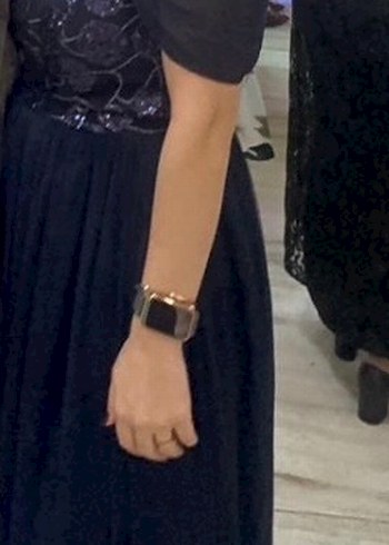 Lacivert Abiye Elbise