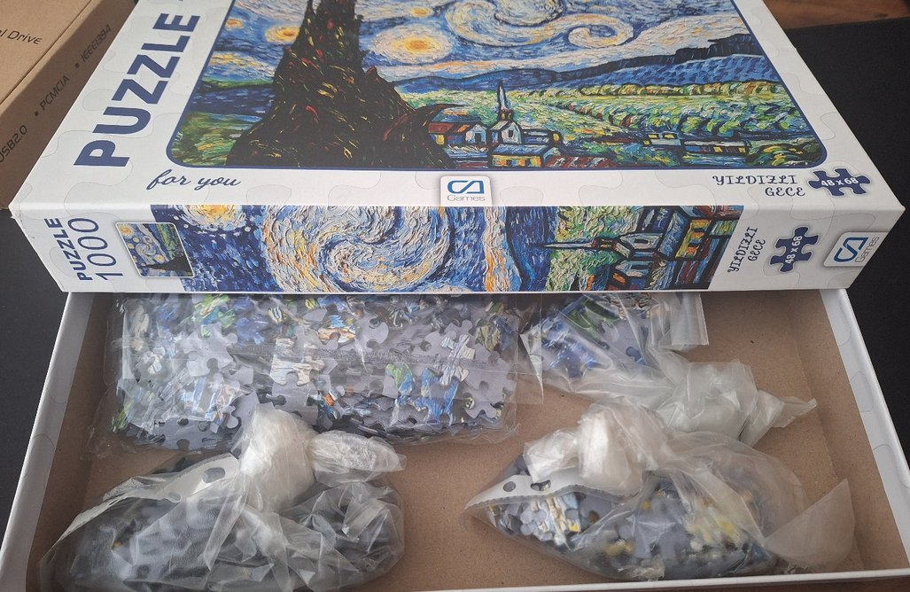 Yıldızlı Gece Yapboz Bin Parça - Görsel 3
