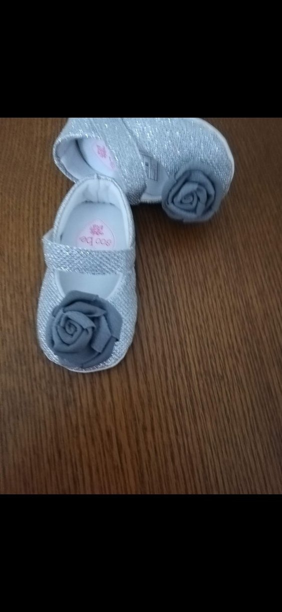 Kız Çocuk Beyaz Velcro Bantlı Babet - Görsel 3