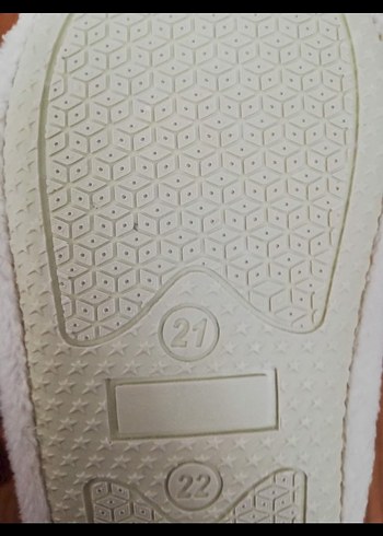 Kız Çocuk Beyaz Sıcak Kürklü Ev Terliği - Görsel 4