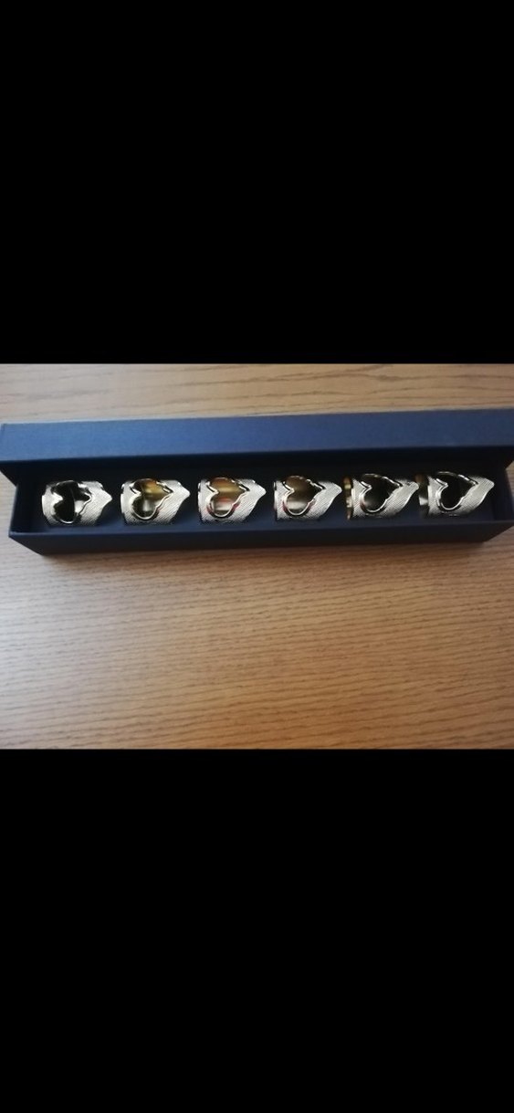 Altın Renk peçete yüzüğü - Görsel 2