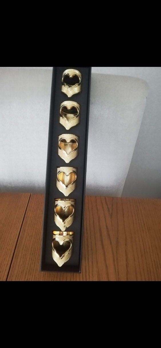 Altın Renk peçete yüzüğü - Görsel 3