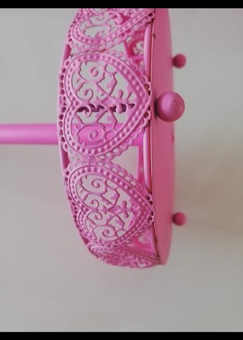 Pembe ferforje 3 parça - Görsel 8