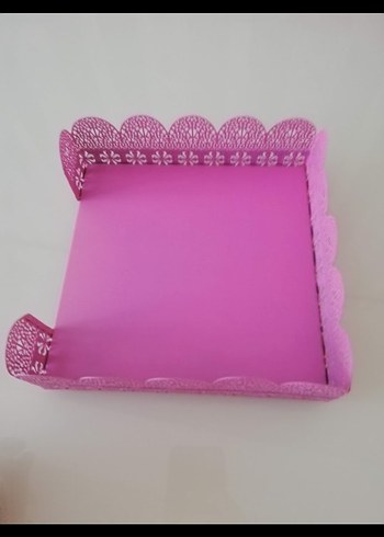 Pembe ferforje 3 parça - Görsel 2