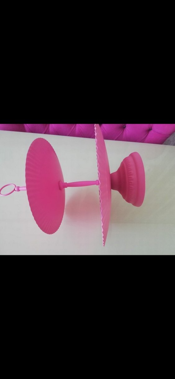 Pembe ferforje 3 parça - Görsel 5