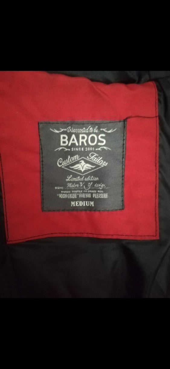 Kırmızı  Midi Kaban Fermuarlı Kapüşonlu erkek mont - Görsel 4