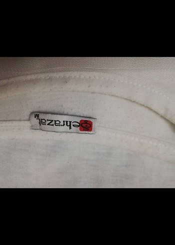 Kız Çocuk Beyaz Baskılı Kısa Kollu Tişört - Görsel 3