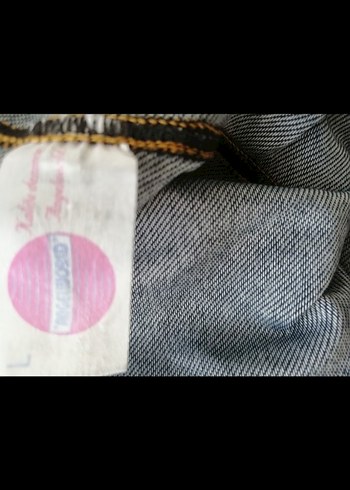 Kadın Çok Renkli Regular Fit Denim Tayt - Görsel 5