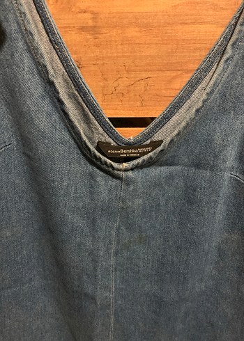 BERSHKA Kot Şort Tulum - Görsel 3