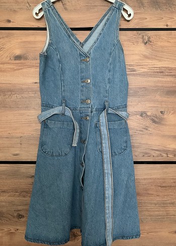 Mavi kot Elbise - Görsel 6