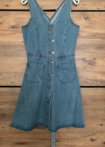 Mavi kot Elbise - Görsel 2