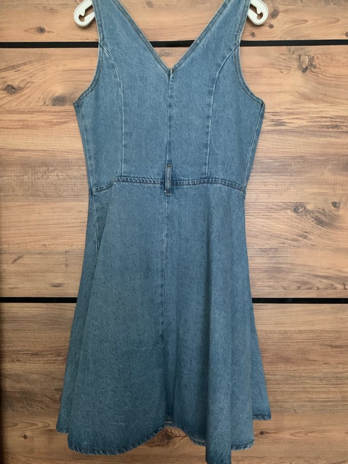 Mavi kot Elbise - Görsel 5