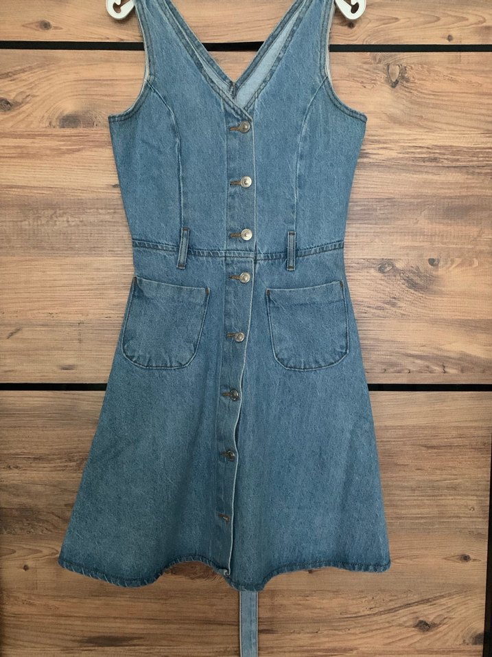 Mavi kot Elbise - Görsel 2