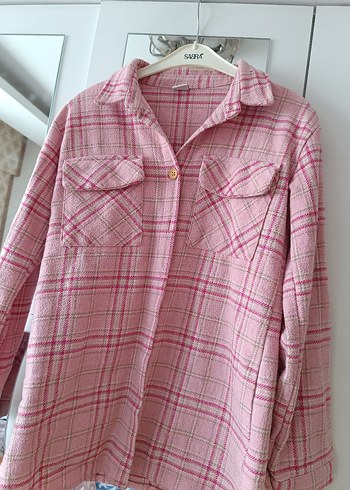 LC Waikiki Pembe Kız Gömlek - Görsel 3