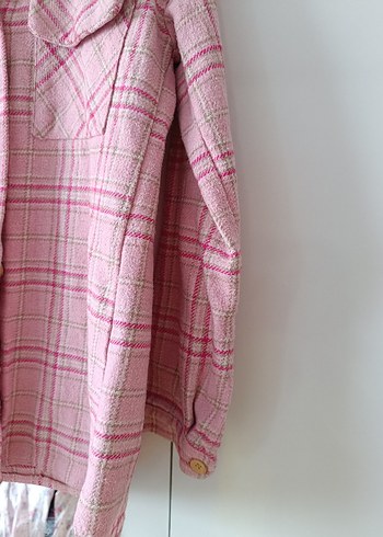 LC Waikiki Pembe Kız Gömlek - Görsel 2