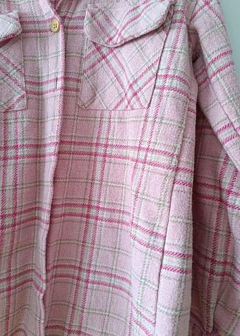 LC Waikiki Pembe Kız Gömlek - Görsel 4