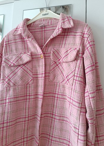 LC Waikiki Pembe Kız Gömlek - Görsel 7