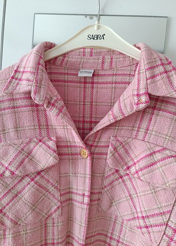 LC Waikiki Pembe Kız Gömlek - Görsel 6