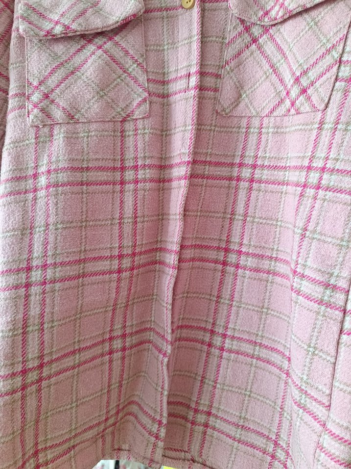 LC Waikiki Pembe Kız Gömlek - Görsel 5