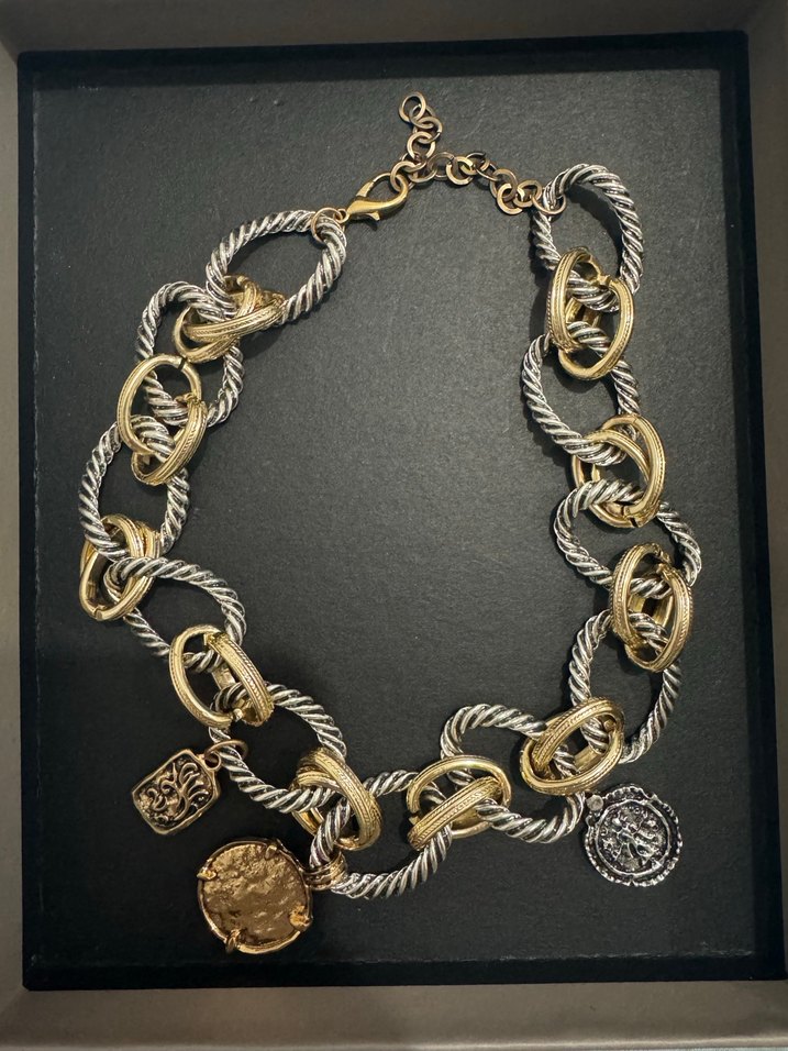 Bohem Vintage Uzun Zincir Kolye - Görsel 2