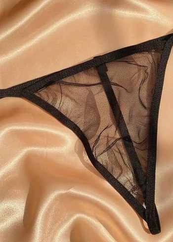 Renkli Transparan Midi Kadın İç Çamaşırı 4 lü takım - Görsel 3