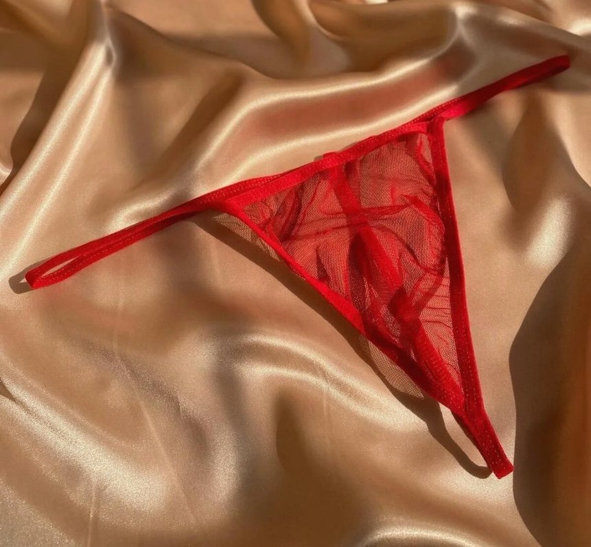 Renkli Transparan Midi Kadın İç Çamaşırı 4 lü takım - Görsel 4