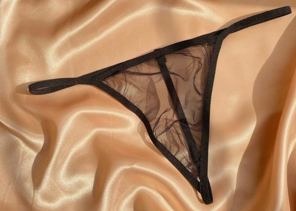 Renkli Transparan Midi Kadın İç Çamaşırı 4 lü takım - Görsel 3