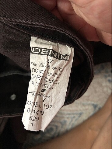 27 Beden Denim marka kahve İspanyol pantolon