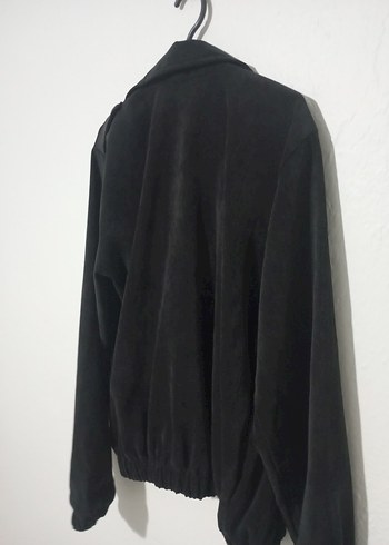 Kadın Siyah Fermuarlı Midi Ceket - Görsel 3