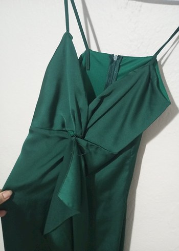 Yeşil Uzun Abiye - Görsel 3