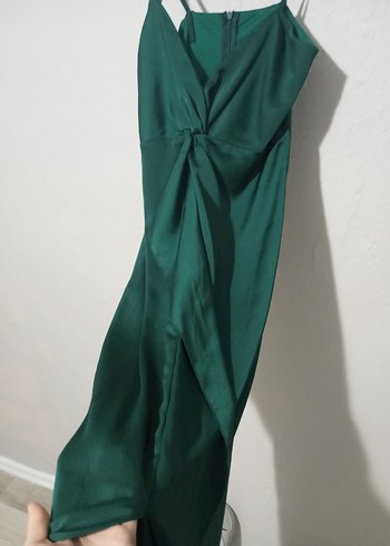 Yeşil Uzun Abiye - Görsel 2