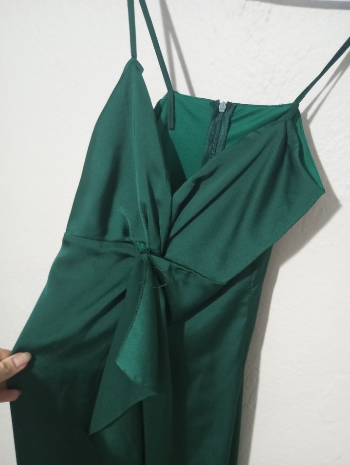 Yeşil  Uzun Abiye - Görsel 3