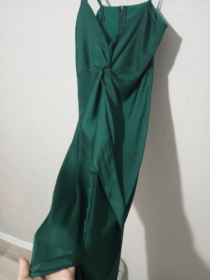 Yeşil  Uzun Abiye - Görsel 2